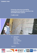 Westhorp, G., Walker, D.W., Rogers, P., Overbeeke, N., Ball, D., and Brice, G. (2014) Enhancing community accountability, empowerment and education outcomes in low and middle-income countries: A realist review